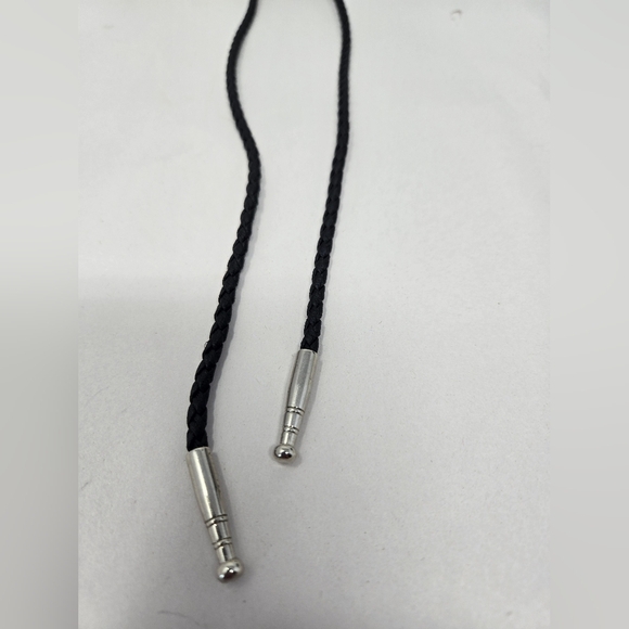 Silver & Gold Tone Eagle Landing Bolo Western Cowboy Tie Adj Braided Tie Rodeo - Picture 7 of 9